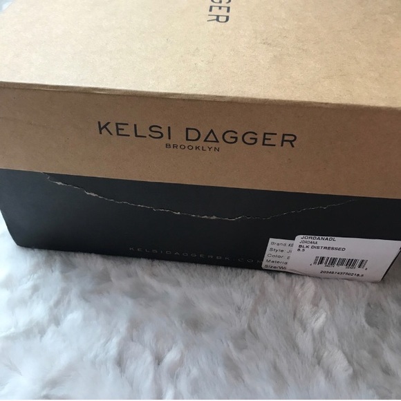 NEW Kelsi Dagger Jordana Distressed Ankle Booties - Picture 5 of 8